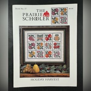 The Prairie Schooler Holiday Harvest #37 Counted Cross Stitch Pattern Leaflet
